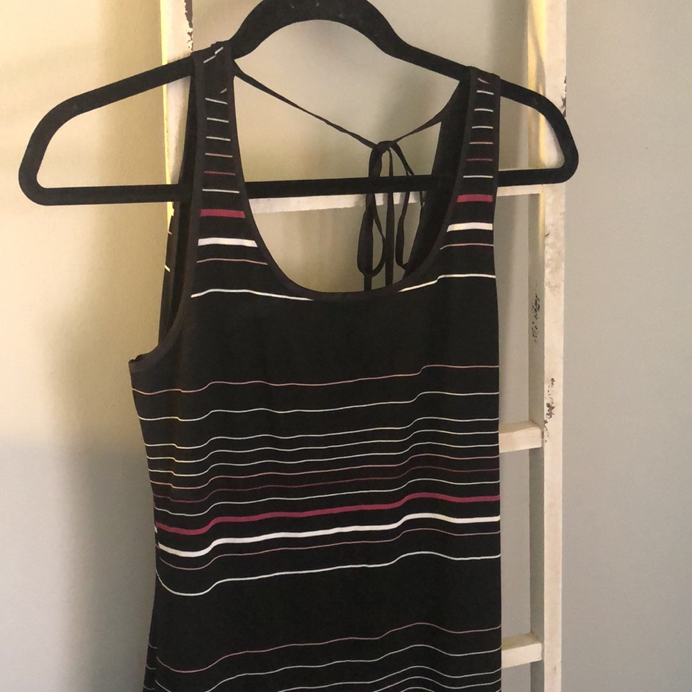 WHBM Stripe Maxi Dress
